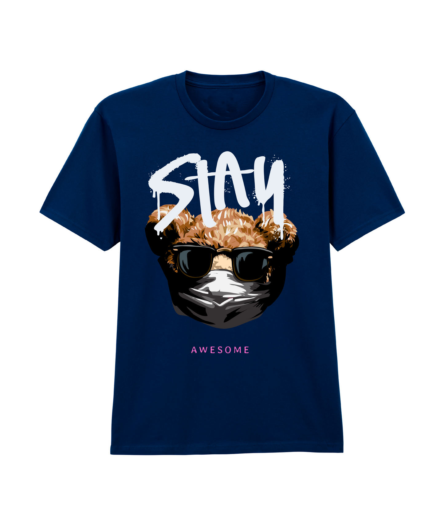 "Stay Awesome Graphic T-Shirt | Bold Urban Style Tee"