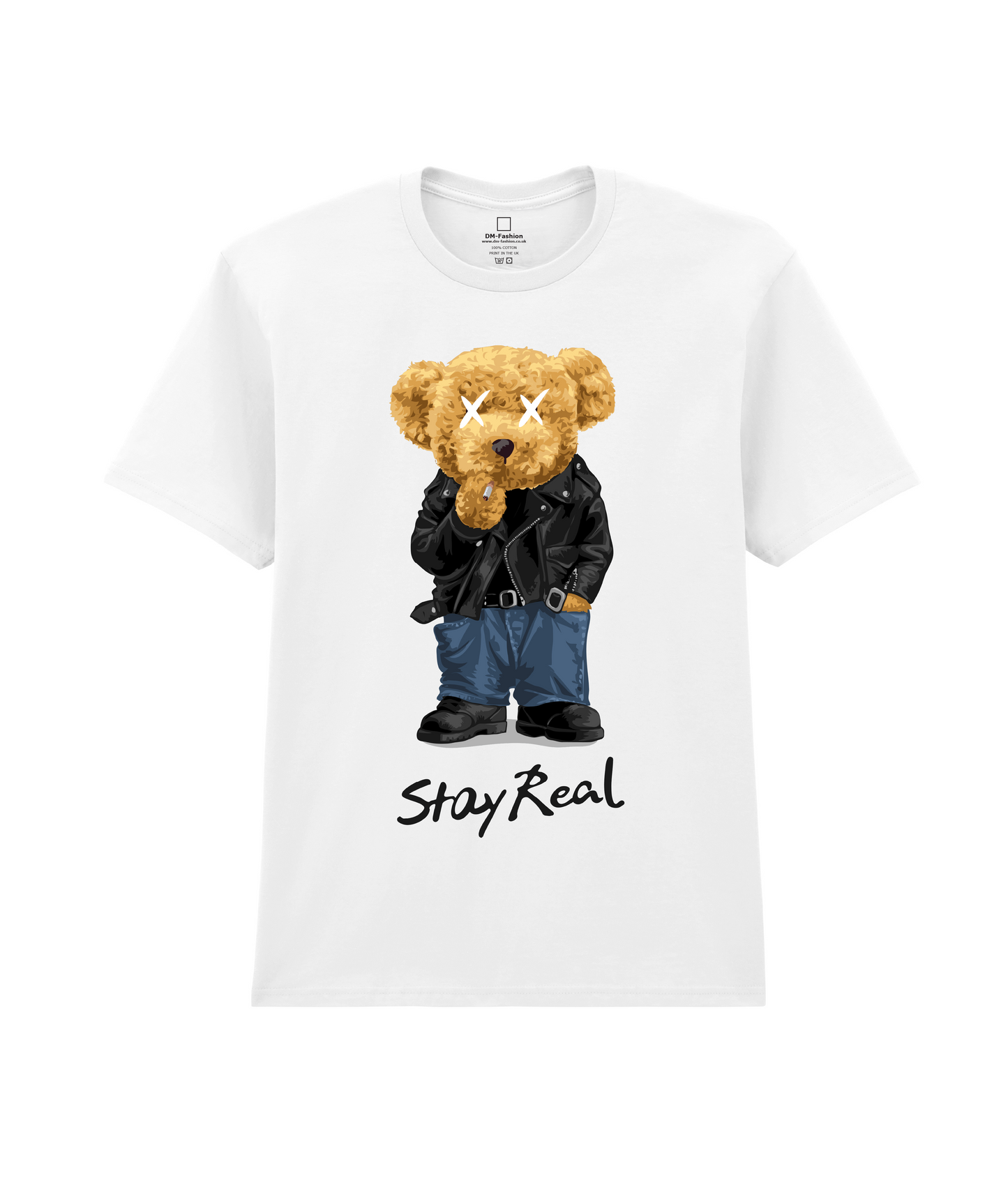 "Stay Real Streetwear T-Shirt | Edgy Urban Graphic Tee"